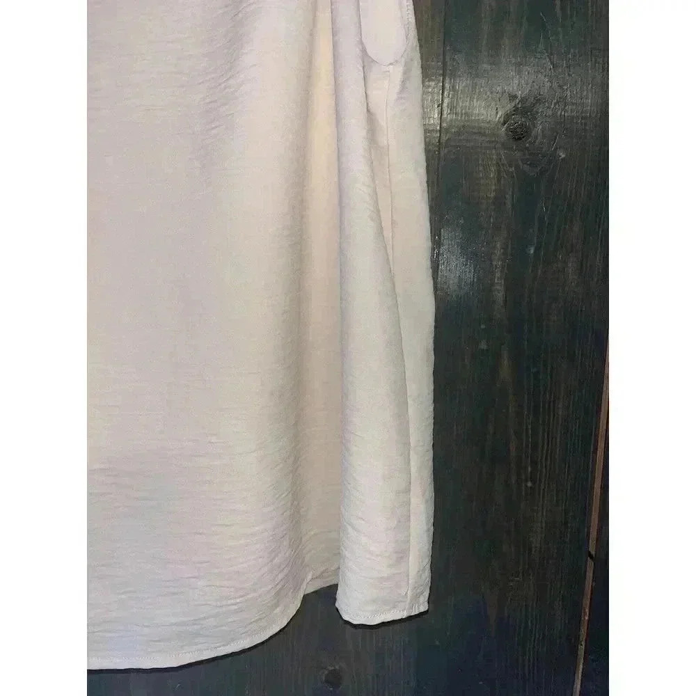 Cream Tank Top With Knot Strap Detail Size M B13 - Picture 3 of 6